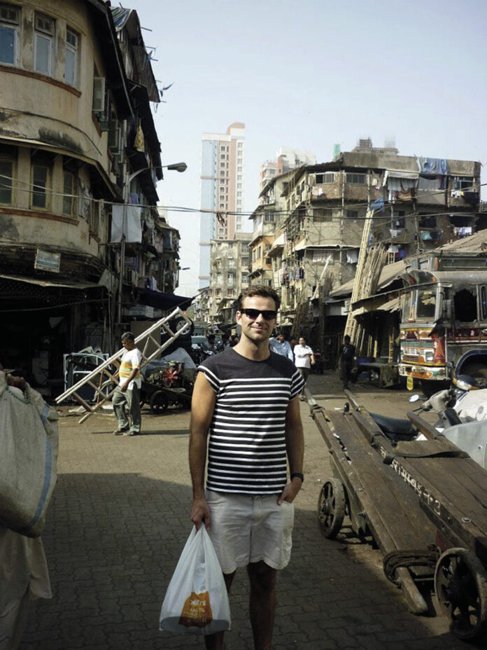 Michael Absalom in Mumbai ‘a million miles from home’