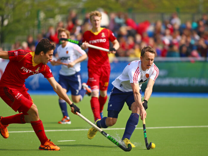 Dan Fox in action for England against Belgium at Four Nations tournament in Glasgow - credit Asdrubal Diaz.jpg