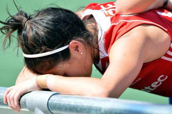 Sam Quek after England's 4-1 loss to South Africa (c) hockeyimages.co.uk