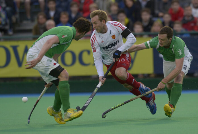 England Captain Barry Middleton in action against Ireland at the NOW Pensions Nations Cup earlier this year  (c)Ady Kerry